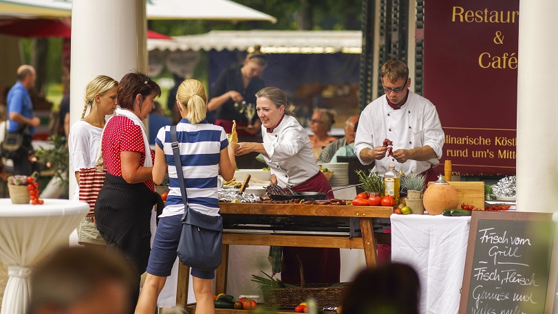 Von Anfang an beim GourmetGarten dabei: Manuela Blohm vom Restaurant Ars Vivendi im Schlossgartenpavillon.